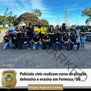 Policiais Civis realizam curso de direção defensiva em Formosa