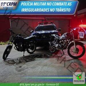Operação da PM de Goiás Flagra Irregularidades no Trânsito em Formosa
