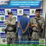 Polícia Militar Prende Indivíduo por Furto e Posse de Drogas em Ação no Jardim Califórnia.