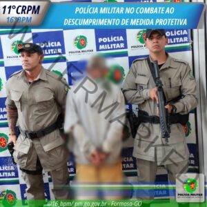 Polícia Militar Prende Autor por Descumprimento de Medida Protetiva em Jardim Califórnia.