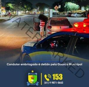 Guarda Municipal detém idoso por embriaguez ao volante em Formosa