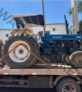 Polícia Militar intercepta trator e evita golpe de estelionato em Formosa