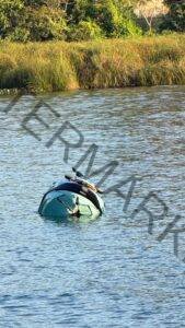 Susto na Lagoa Feia: colisão entre jetskis termina sem feridos graves.
