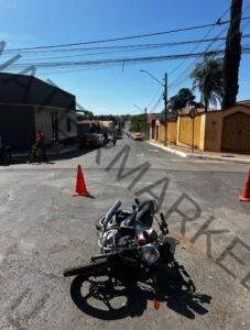Acidente entre carro e moto mobiliza equipes no centro de Formosa